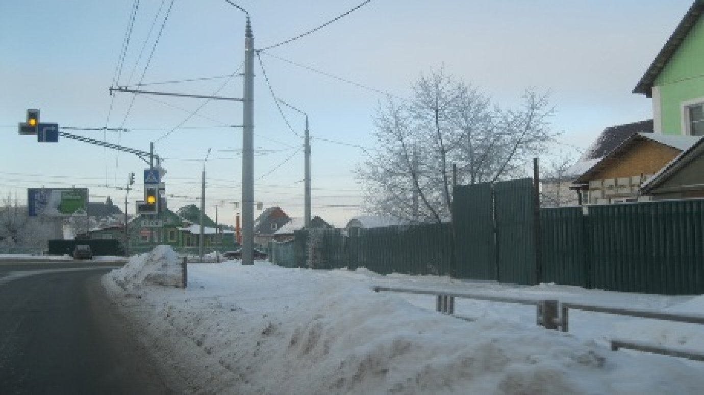 Чиновники УЖКХ недовольны вывозом снега с пензенских улиц