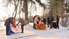 Студенты украсили территорию пензенского колледжа фигурами из снега