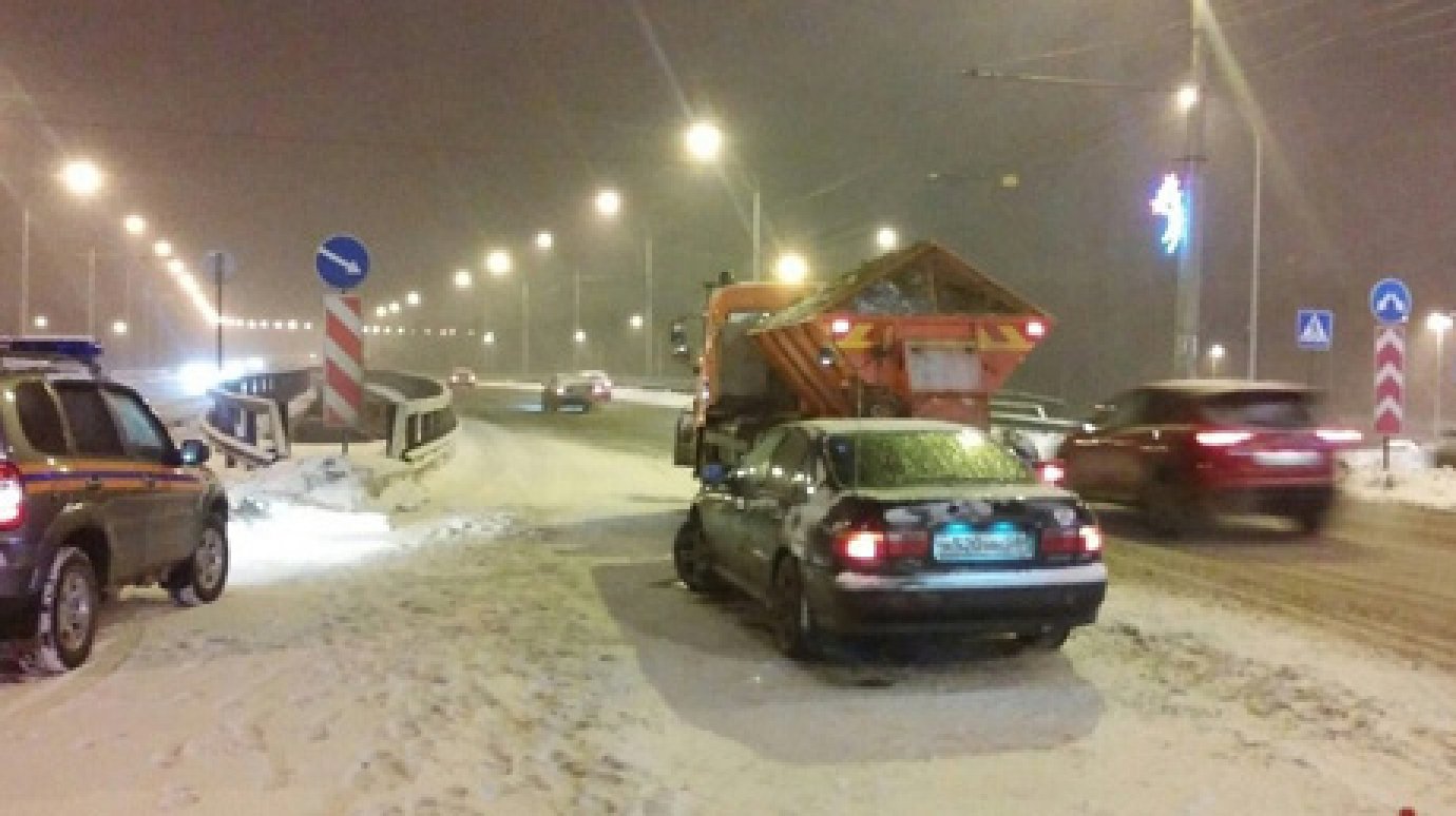 За ночь из Пензы вывезли 3 500 кубометров снега