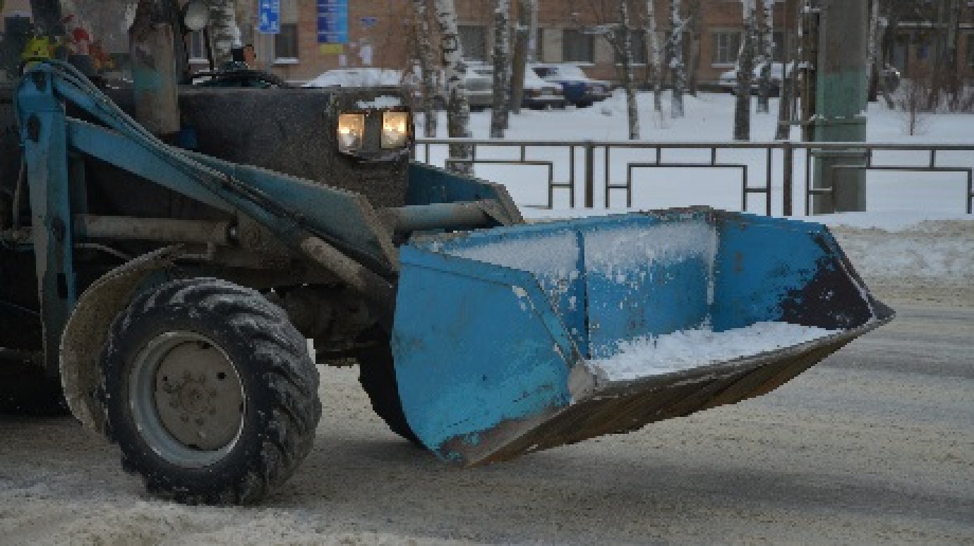 В Пензе основной объем работ по уборке снега будет выполнен ночью
