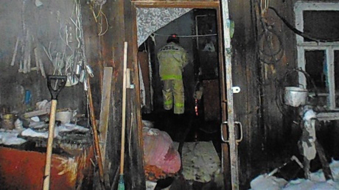 Пожар в Нижнем Ломове унес жизнь 82-летнего мужчины