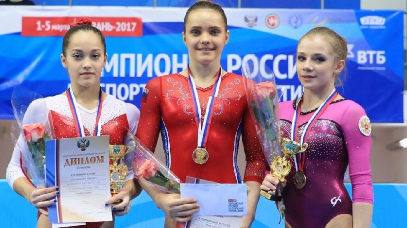 Гимнастка Наталья Капитонова выиграла чемпионат России в многоборье