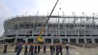 Строящие стадион «Ростов-Арена» рабочие устроили забастовку