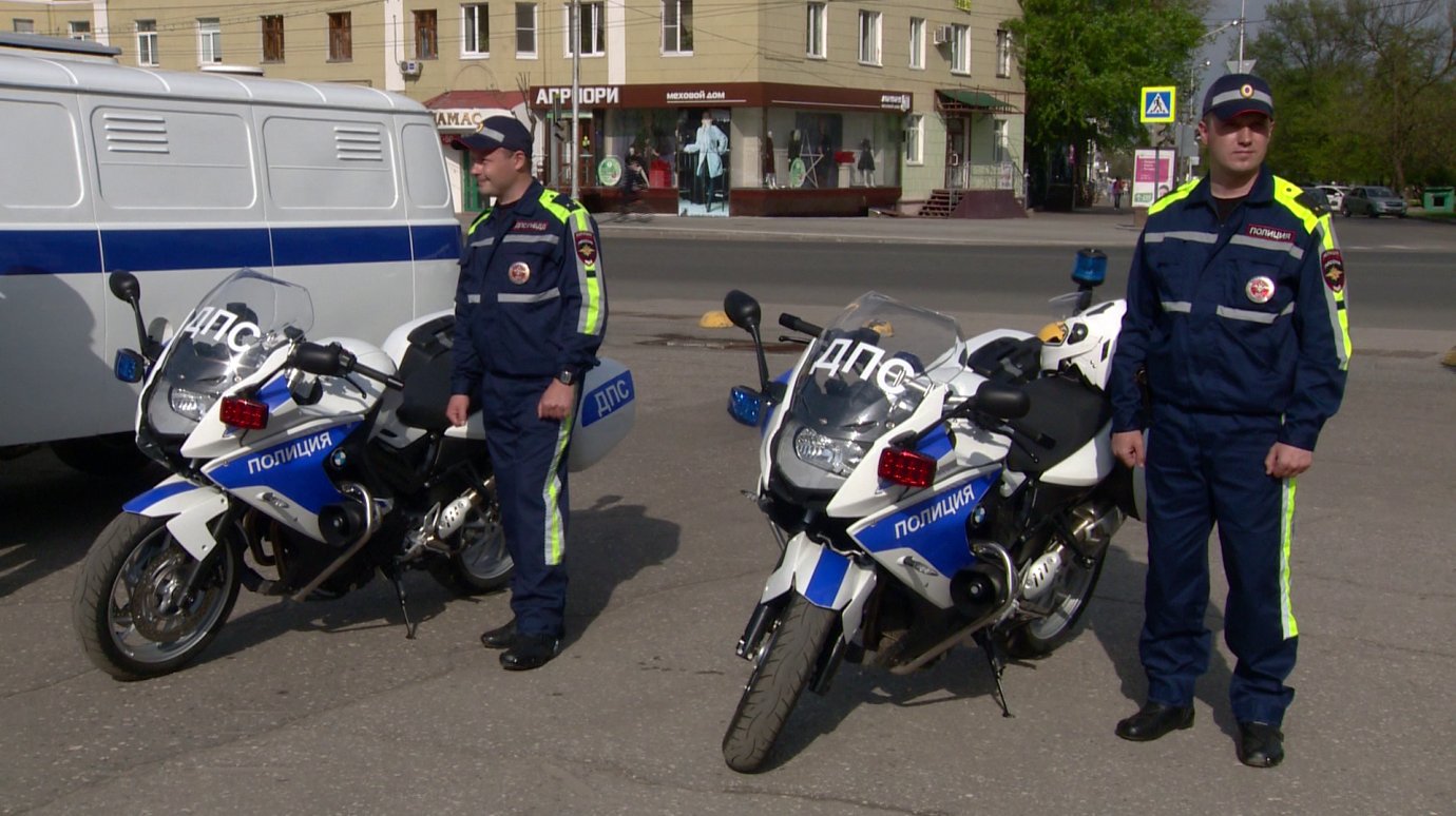 Пензенские полицейские будут патрулировать улицы на мотоциклах