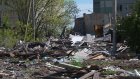 Развалины двух домов на Бригадной не убирают целый год