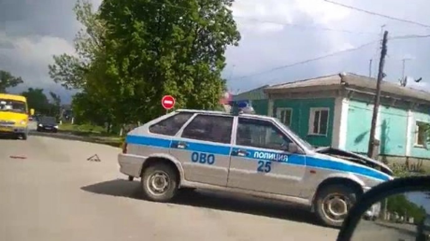 В Кузнецке машина вневедомственной охраны попала в ДТП