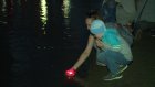В Пензе на набережной устроили фестиваль водных фонариков