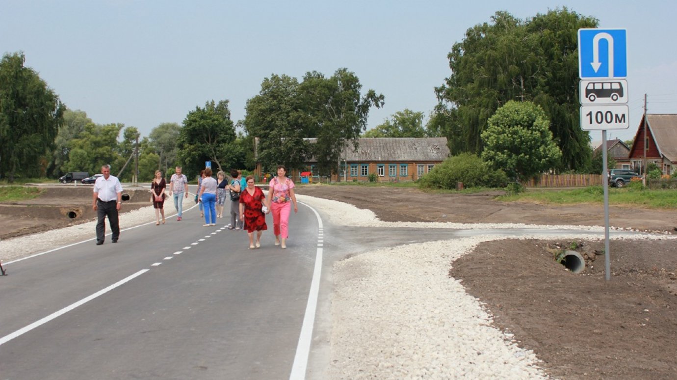 В селе Карповка Сердобского района построили дорогу