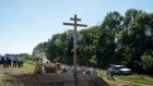 У въезда в Каменку освятили поклонный крест