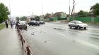 На улице Кижеватова в ДТП попали два автомобиля Ford