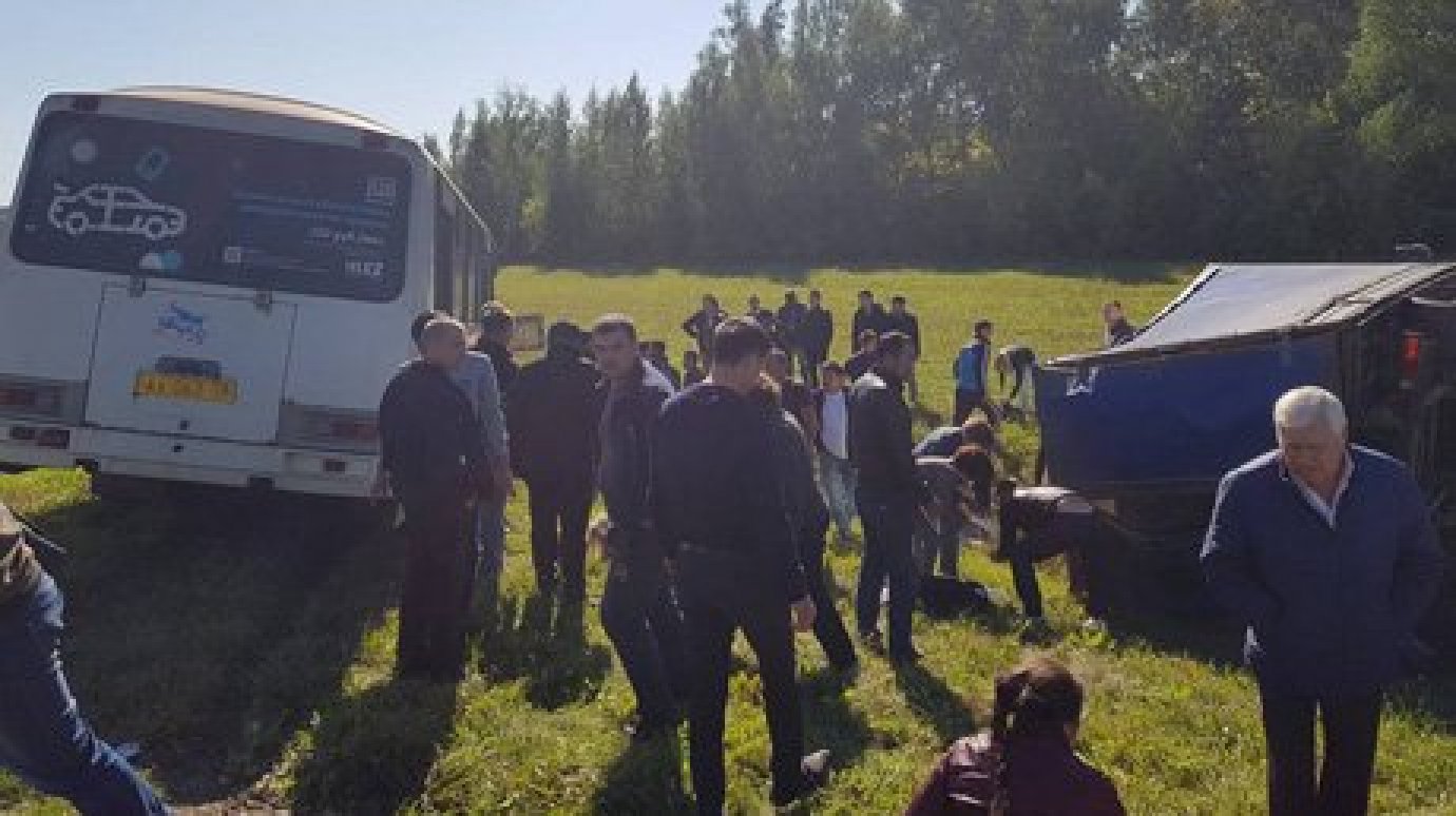 В Нижнеломовском районе в ДТП пострадали пять пассажиров автобуса