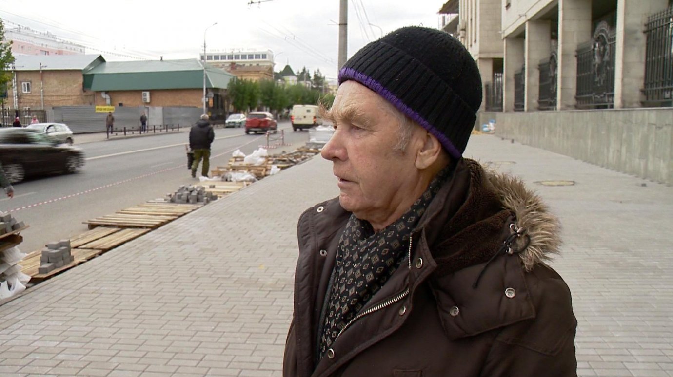 Пензенцы рискуют жизнью на Кирова из-за затянувшегося ремонта тротуаров