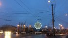 В Пензе включили новогоднюю подсветку «Глобуса»