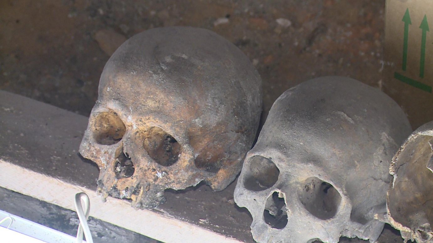 В Пензе во Введенском храме при ремонте обнаружили останки пяти человек