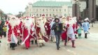 В Пензе Деды Морозы приняли новогоднее убранство площади Ленина