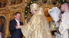 Мэр Пензы Виктор Кувайцев посетил литургию в честь Рождества Христова