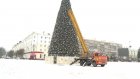 В Пензе приступили к демонтажу главной городской елки