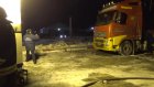 В Чемодановке на автозаправке сгорели два большегруза