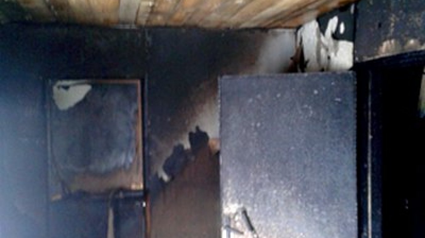 В Тамалинском районе в пожаре пострадал 63-летний мужчина