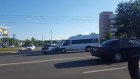 В Пензе на проспекте Победы ВАЗ-2110 столкнулся с микроавтобусом