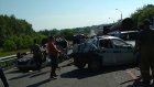 В Мокшанском районе столкнулись восемь машин