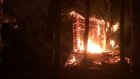 В селе Чернозерье сгорело здание районной больницы