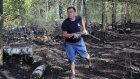В Белинском районе юные добровольцы три дня помогали тушить лесной пожар