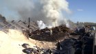 В Сосновке сгорело деревообрабатывающее предприятие