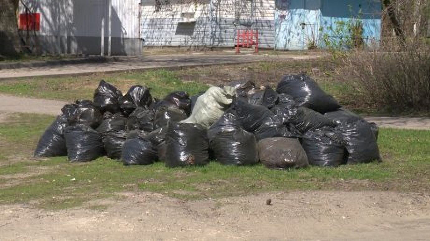 В Пензе обозначили сроки для вывоза собранного на субботнике мусора