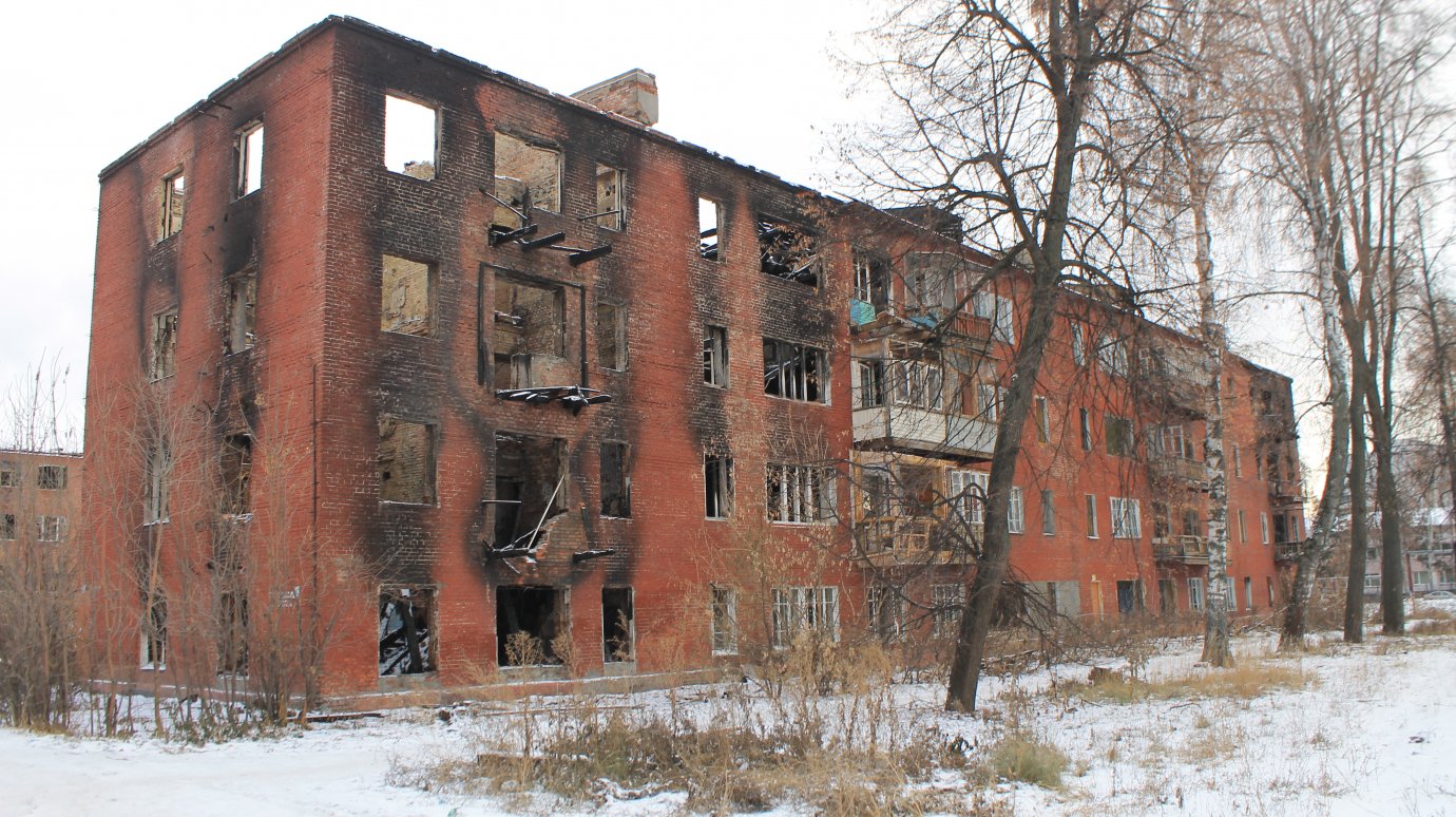 Пензенцев пугают расселенные дома у Комсомольского парка