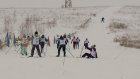 В Пензе около 40 лыжников участвовали в гонке на призы Деда Мороза