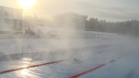 Открытый теплый бассейн в Екатеринбурге | Бассейн под открытым небом