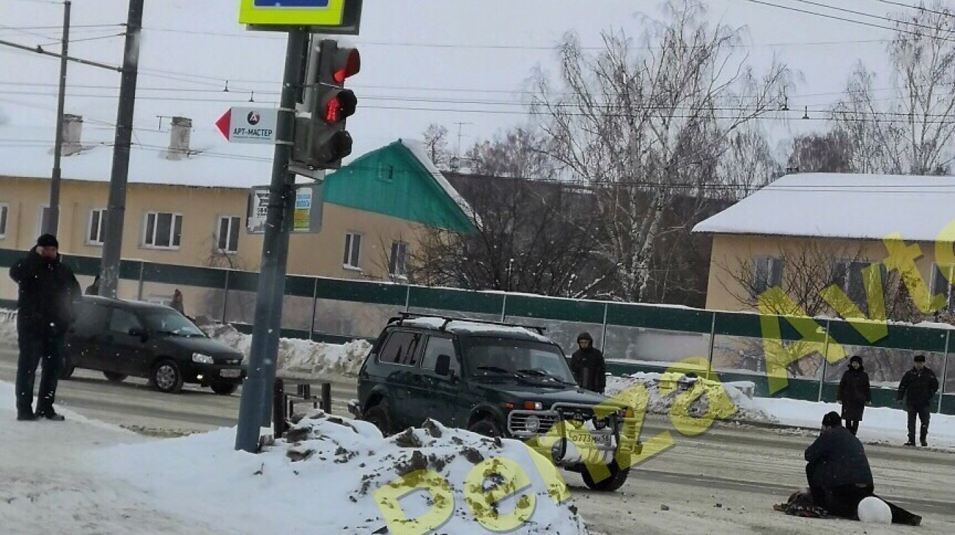 На улице Терновского в Пензе женщину сбили на зебре