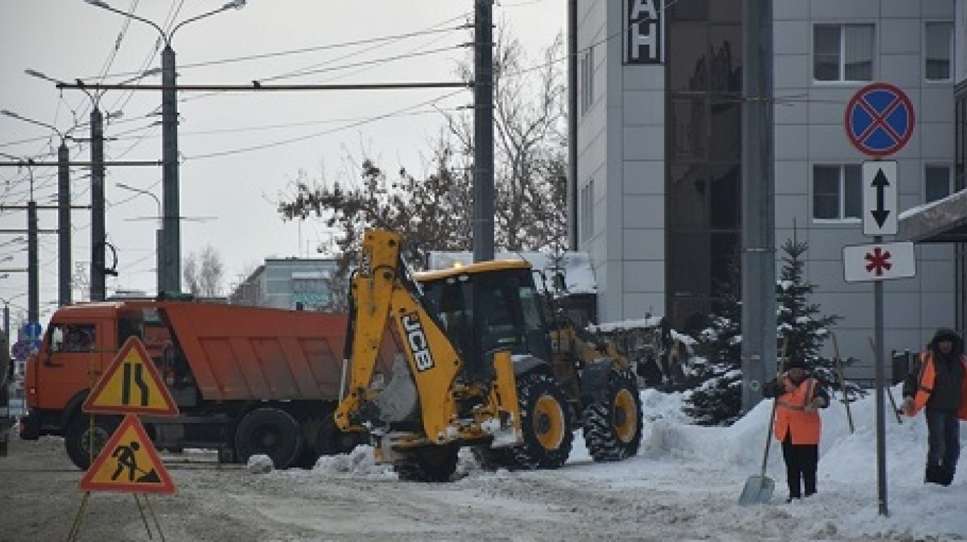 За сутки с улиц Пензы вывезли более 9 тысяч кубов снега