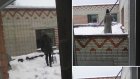 В Кузнецке работники детского сада сами очистили крышу от снега