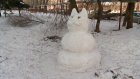 Недолговечные снежные скульптуры поднимают настроение пензенцам