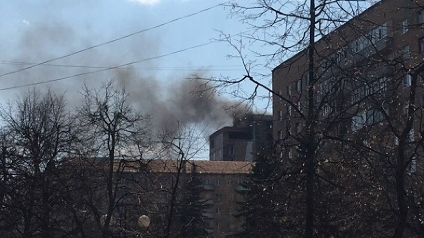 Пожар на Московской в Пензе потушили за несколько минут