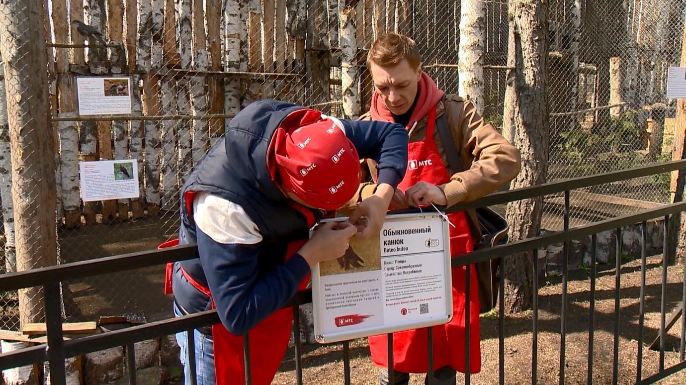 В Пензенском зоопарке появился мобильный гид от компании МТС