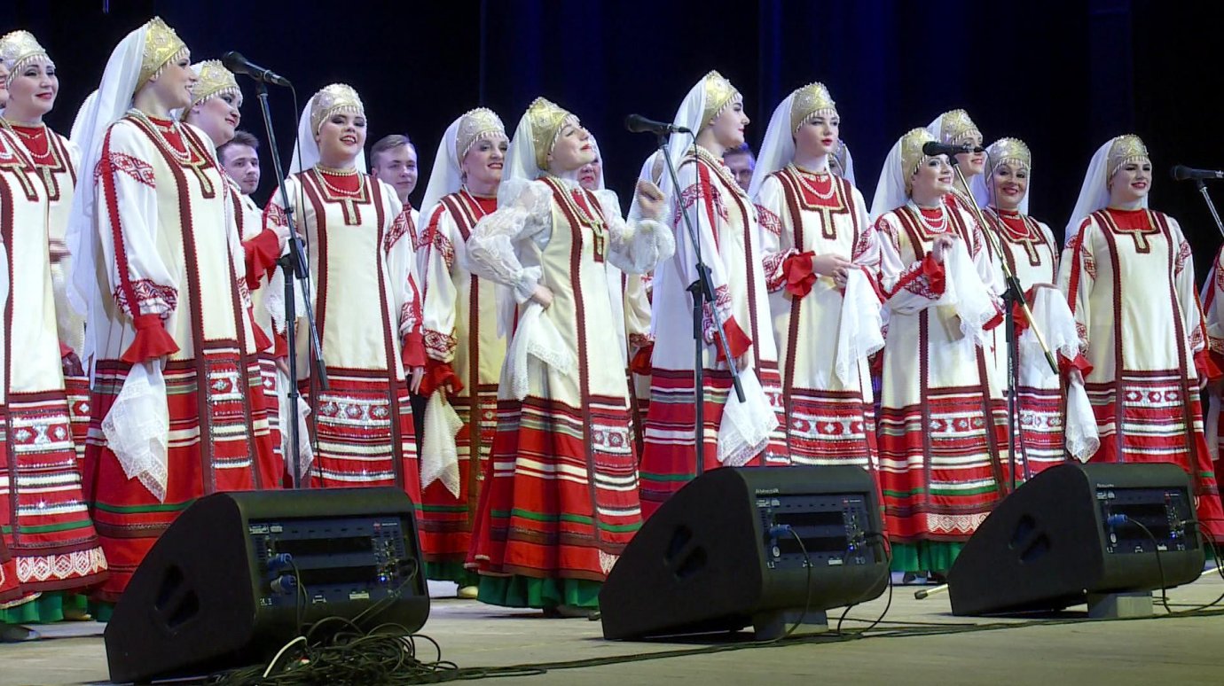 Артисты хора имени О. В. Гришина выступили с отчетным концертом