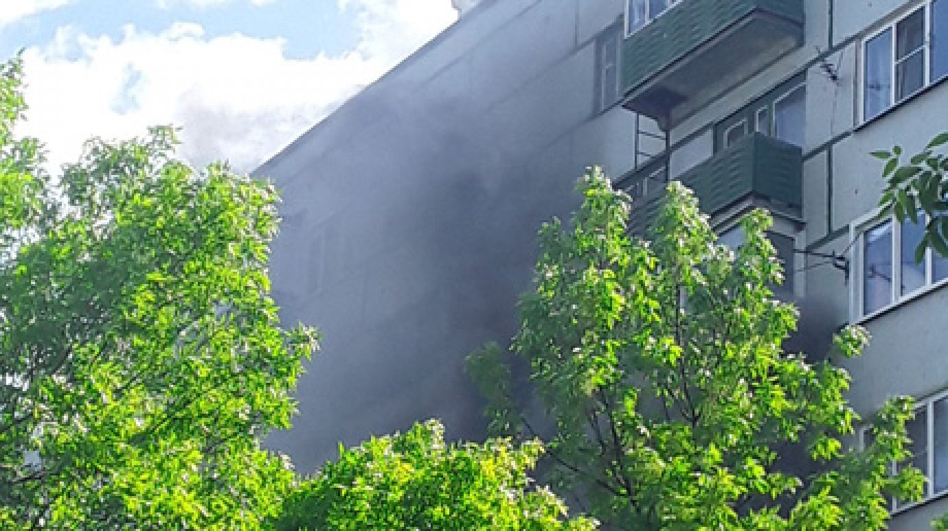 В Пензе в пожаре на улице Воронова погиб мужчина