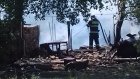 На улице Бухарской в Пензе сгорел частный жилой дом