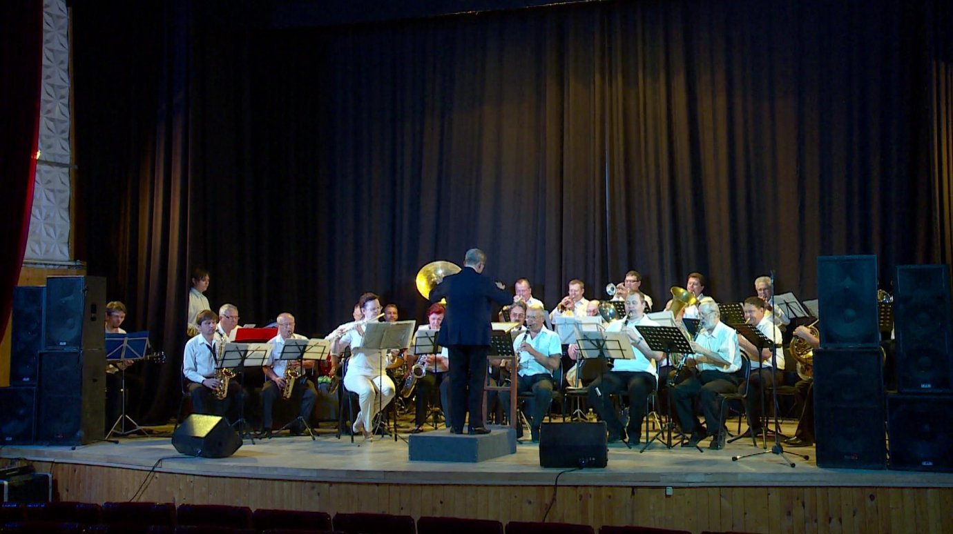 В Пензе для школьников сыграл муниципальный духовой оркестр