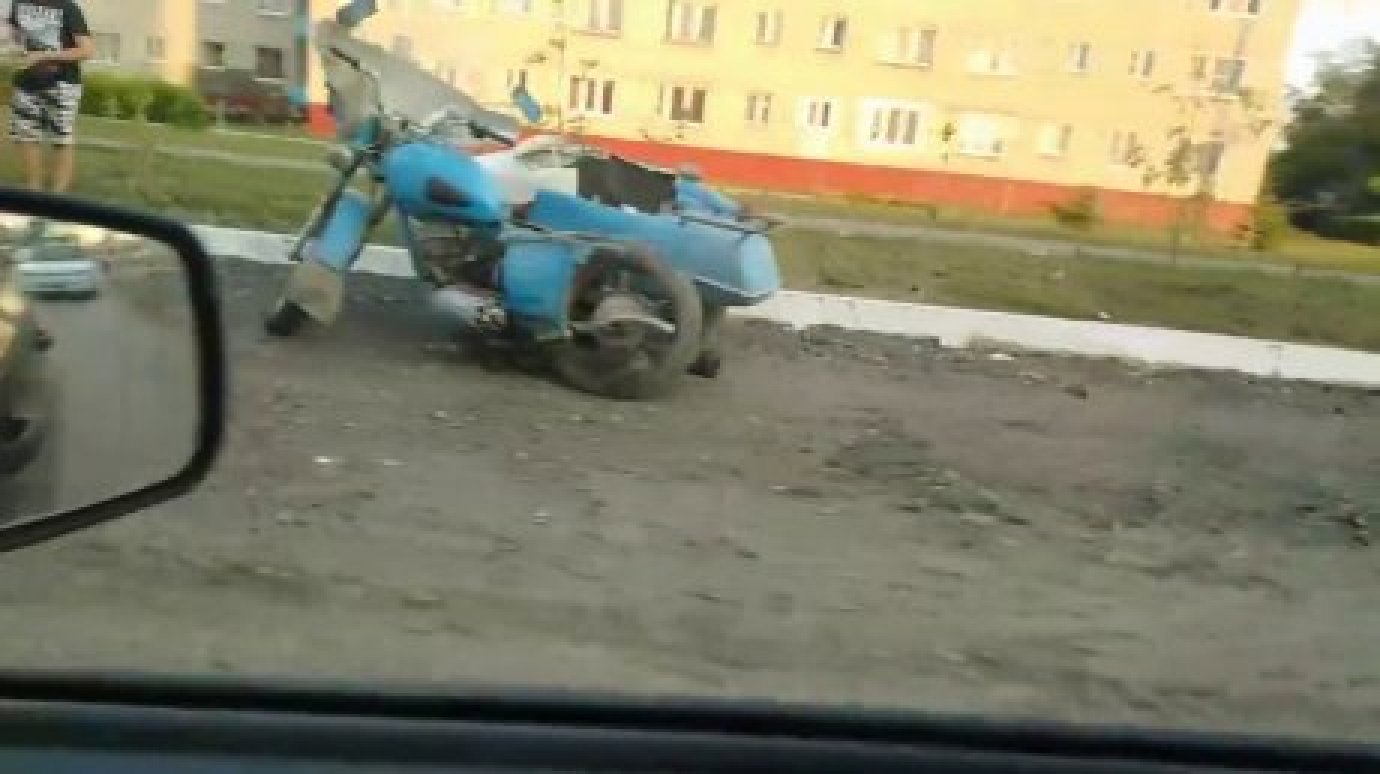 ГИБДД: В ДТП в Кузнецке пострадал 69-летний мотоциклист