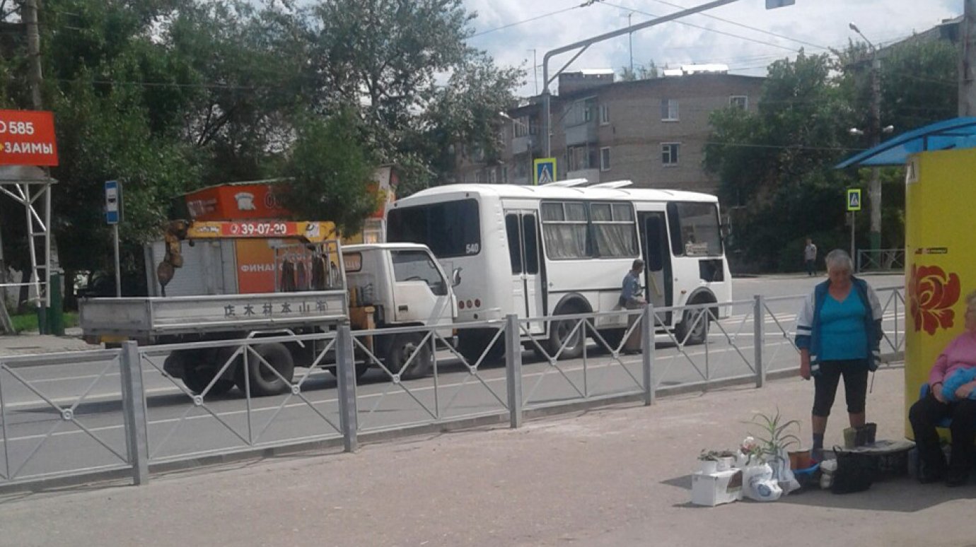 В Пензе напротив ТЦ «Фортуна» попал в ДТП пассажирский автобус