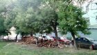 Капремонт на улице Кирова: двор завалили строительным мусором