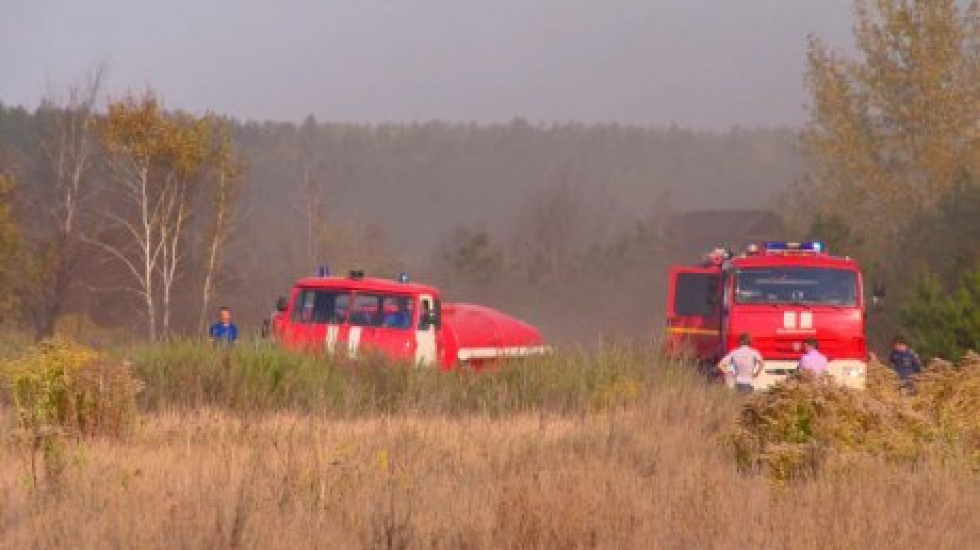 Пензенцев предупредили о высокой пожарной опасности