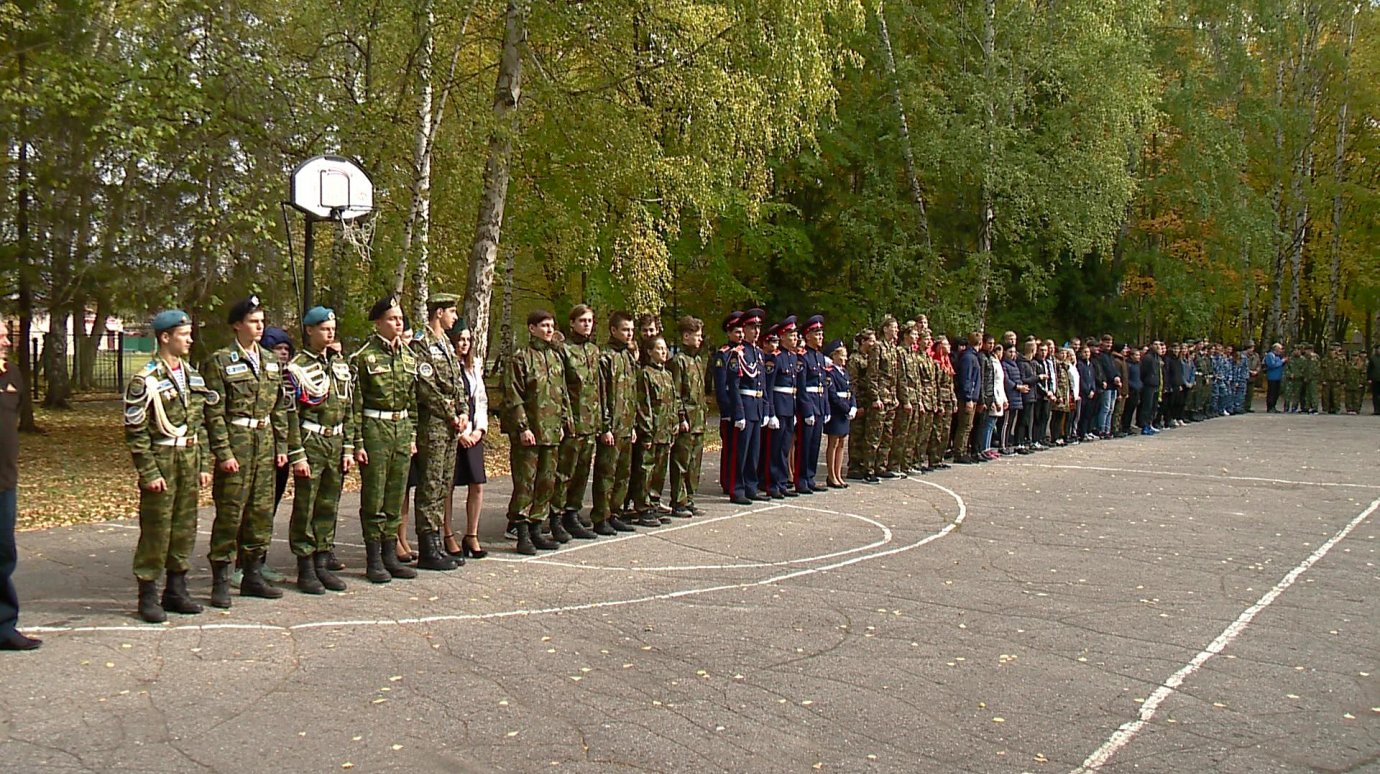 В Пензе прошли военно-спортивные игры учащихся колледжей