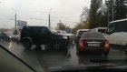 Неработающий светофор спровоцировал пробку в Заводском районе