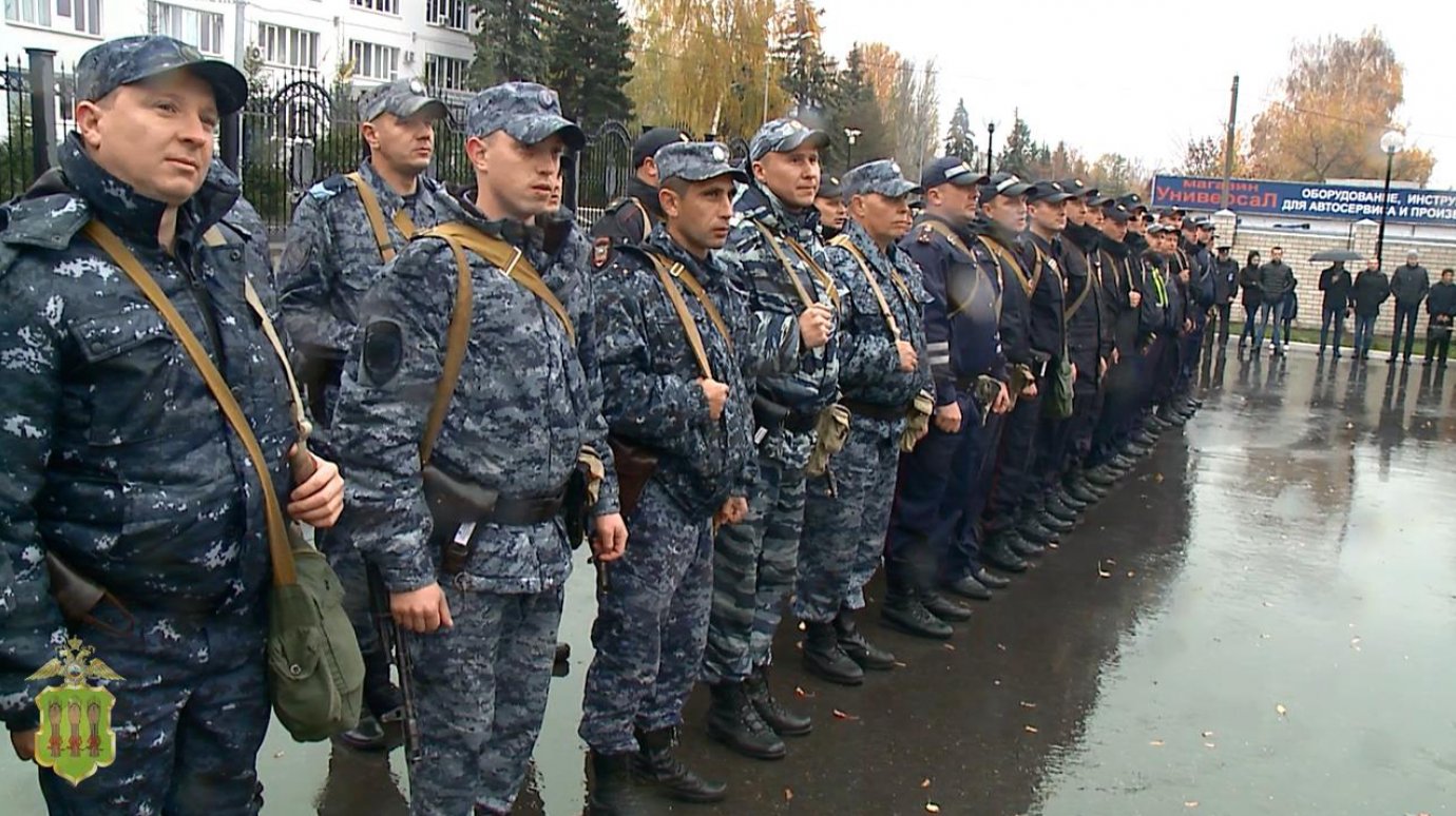 Полицейских из Пензы проводили в командировку на Северный Кавказ