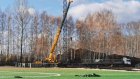 Реконструкция стадиона ФК «Дорожник» в Каменке подходит к концу